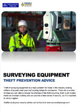 SURVEYING EQUIPMENT THEFT PREVENTION ADVICE