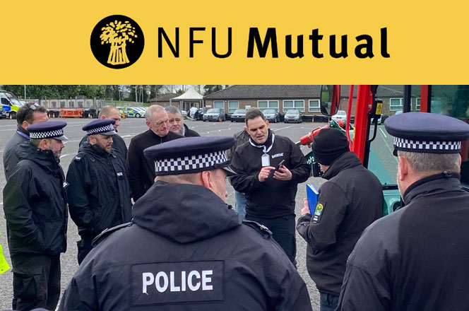 NFU MUTUAL HOSTS POLICE TRAINING DAY TO TACKLE RISING FARM MACHINERY THEFT